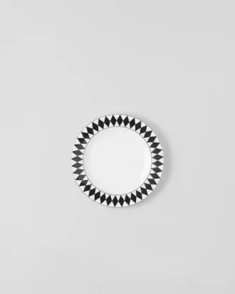 磁器ディナープレート2枚セット – チェッカーボード