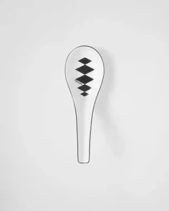 磁器製スプーン2本セット – チェッカーボード柄