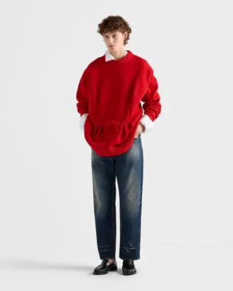 5ポケット ウォッシュドデニムジーンズ