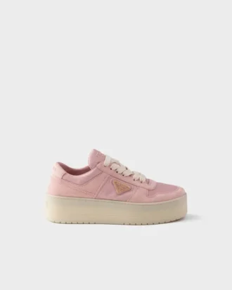 Downtown Downtown Re-Nylon＆スエード スニーカー