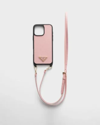 ショルダーストラップ付き iPhone 16 Pro Max 用Saffianoレザーケース