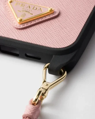 ショルダーストラップ付き iPhone 16 Pro Max 用Saffianoレザーケース