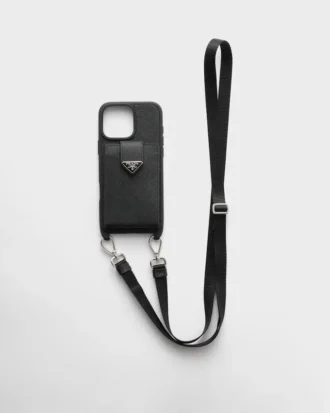 iPhone 16 Pro Max用Saffianoレザーケース