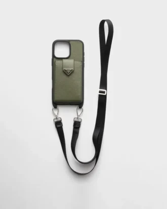 iPhone 16 Pro Max用Saffianoレザーケース