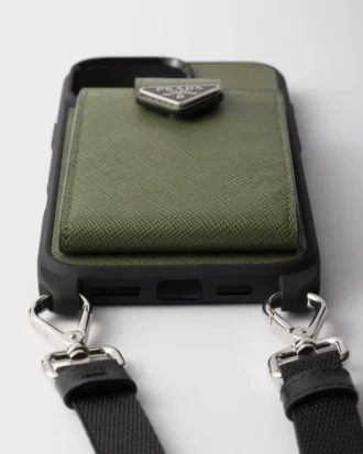 iPhone 16 Pro Max用Saffianoレザーケース