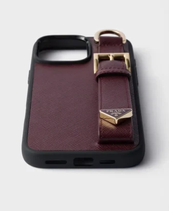 iPhone 16 Pro Max用Saffianoレザーケース