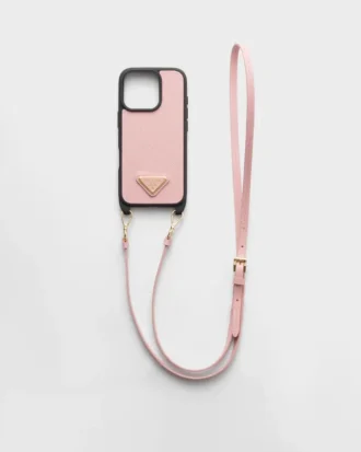 iPhone 16 Pro用Saffianoレザーケース