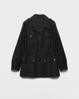 ガーメントダイ加工のキッドモヘアジャケット