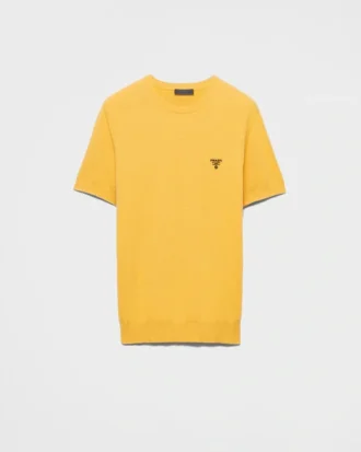 半袖コットンセーター