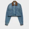クロップドデニムジャケット