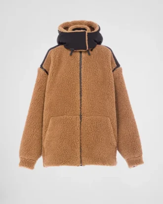 ダブルフリース＆リサイクルテクニカルファブリックジャケット