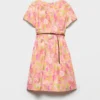 フローラルプリント クロケドレス