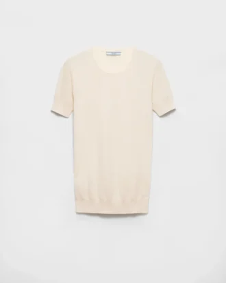 シルク＆コットン クルーネックセーター