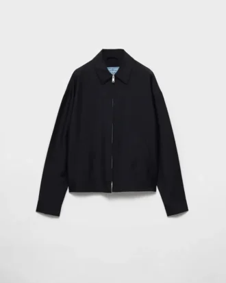 キッドモヘア ブルゾンジャケット