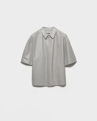 半袖ナッパレザーシャツ