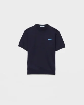 シルク クルーネックセーター