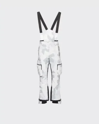 プリント入りテクニカルファブリック スキーパンツ