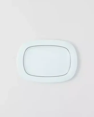 長方形磁器トレイ – セラドン