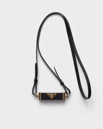 メタル＆サフィアーノレザー スマートフォンケース