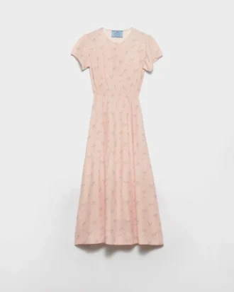 フローラルプリント ポンガドレス