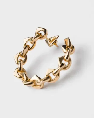 イエローゴールド製「エターナル ゴールド」イヤリング