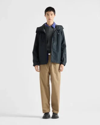 ウール＆シアーリングカーディガン