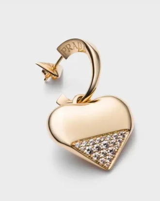 エターナル・ゴールド ペンダントイヤリング – イエローゴールドとダイヤモンド