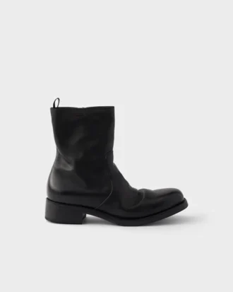 レザー・ジッパーブーツ