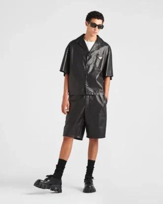 ナッパレザーシャツ