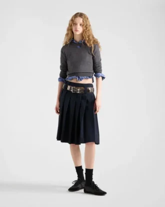 ウール クルーネックセーター