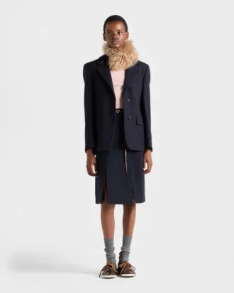 半袖カシミヤセーター