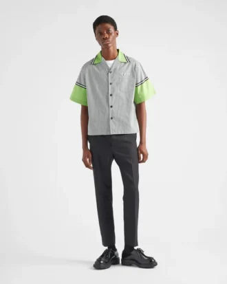 半袖コットンシャツ