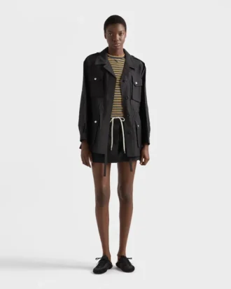 ガーメントダイ加工のキッドモヘアジャケット