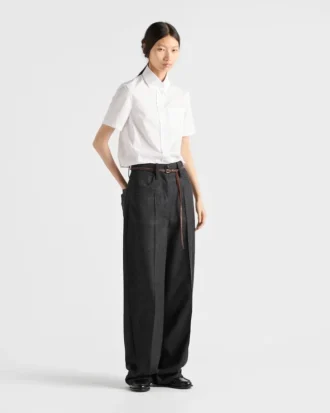 ポプリンシャツ