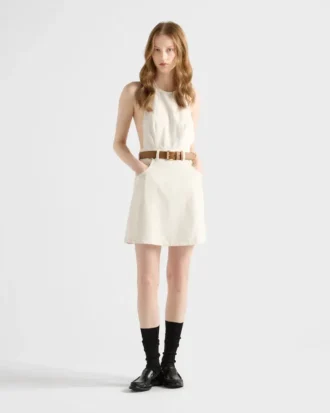 デニムミニドレス