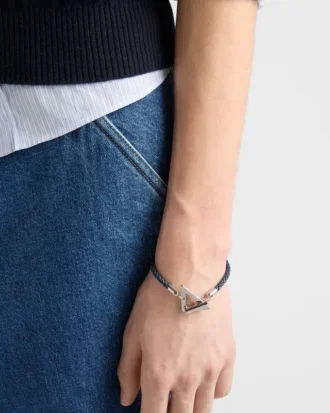 編み込みナッパレザーブレスレット