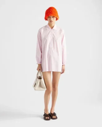 刺繍入りバティストシャツ