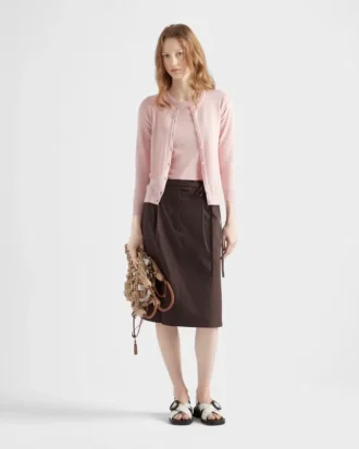 シルク＆コットン クルーネックセーター