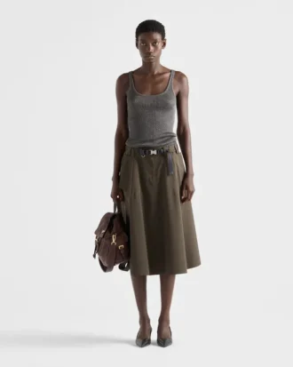 テクニカルファブリック サークルスカート