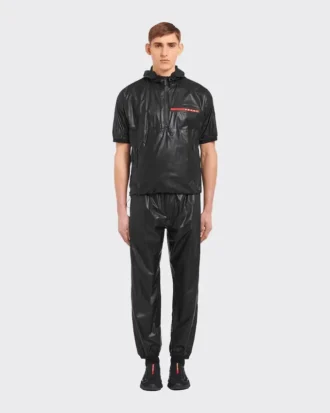 軽量ナイロン半袖ジャケット