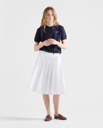 シルク クルーネックセーター