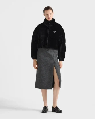 スエード カバン ジャケット