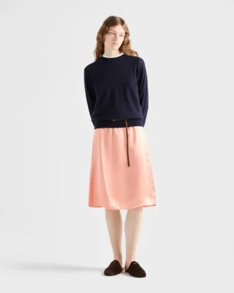 カシミア クルーネックセーター