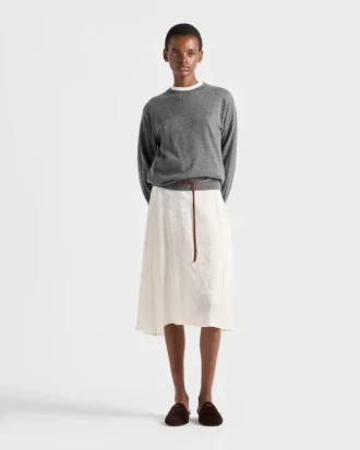 カシミア クルーネックセーター