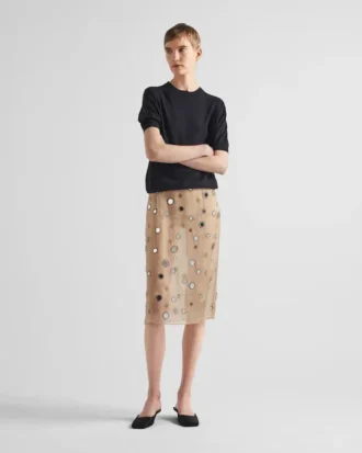 カシミア クルーネックセーター