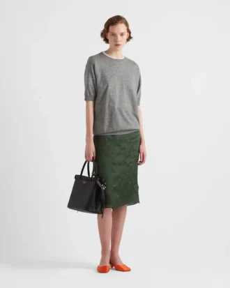 カシミア クルーネックセーター