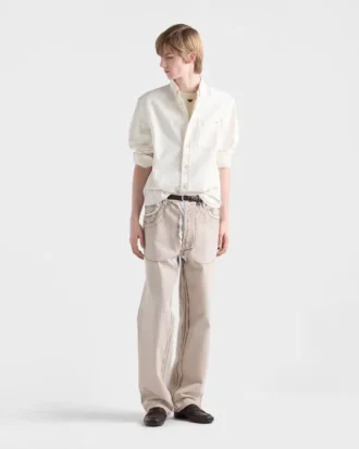 ブルデニム ファイブポケットジーンズ