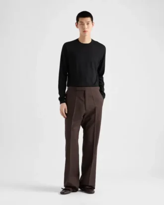 カシミア＆シルク クルーネックセーター