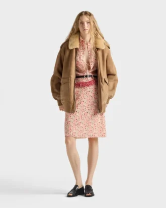 フローラルプリント ジョーゼットスカート