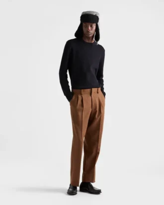 カシミア クルーネックセーター